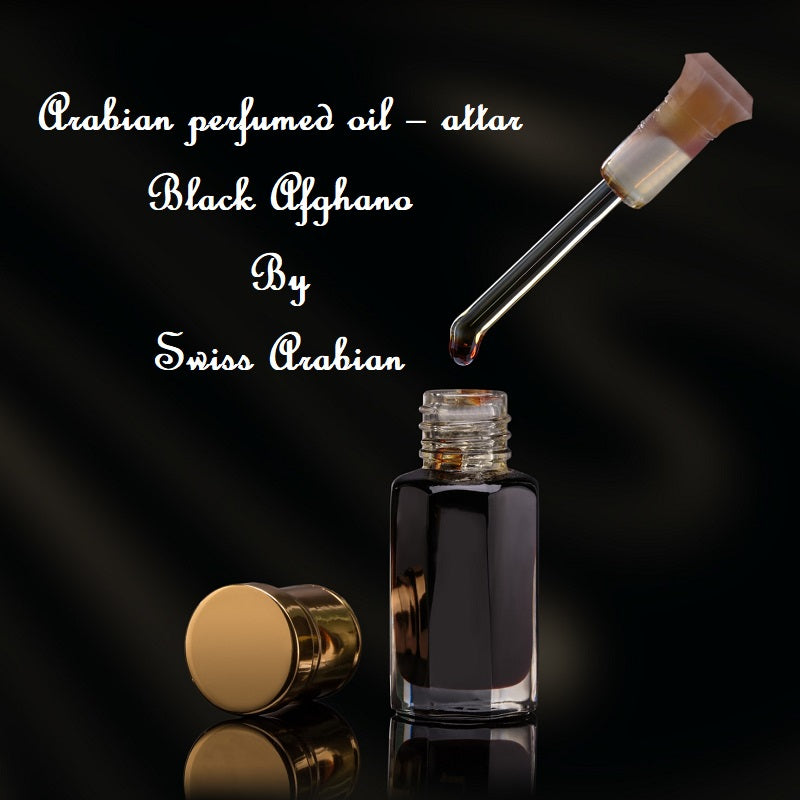 Black Afgano by Swiss Arabian, Arabian perfumed oil attar