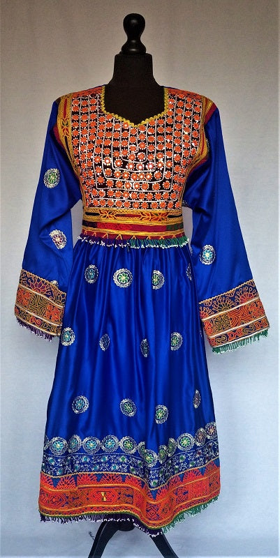 sachin and babi light blue dress Floral Embroidered Asymmetric Boho Dress