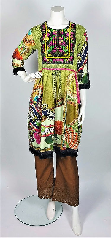 One of a kind Sindhi fashion ensemble set #14 – Woshoush Galerie & Trading