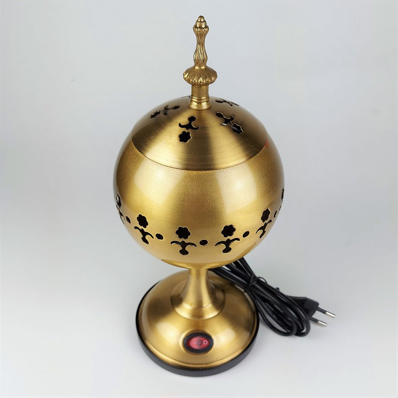 Electric metal Arabian incenser - incense burner - mabkhara for bakhoo ...
