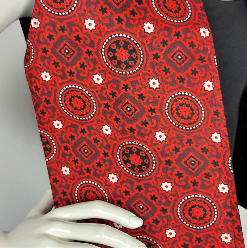 Unisex traditional ajrak waistcoat, waskat, vest for men and women