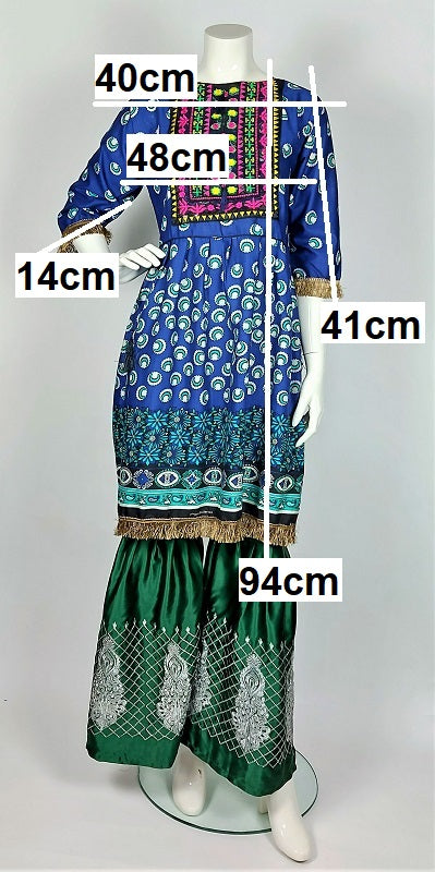One of a kind Sindhi fashion ensemble set #7 – Woshoush Galerie & Trading